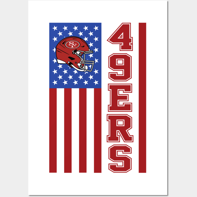 49ers Football Team Wall Art by Cemploex_Art